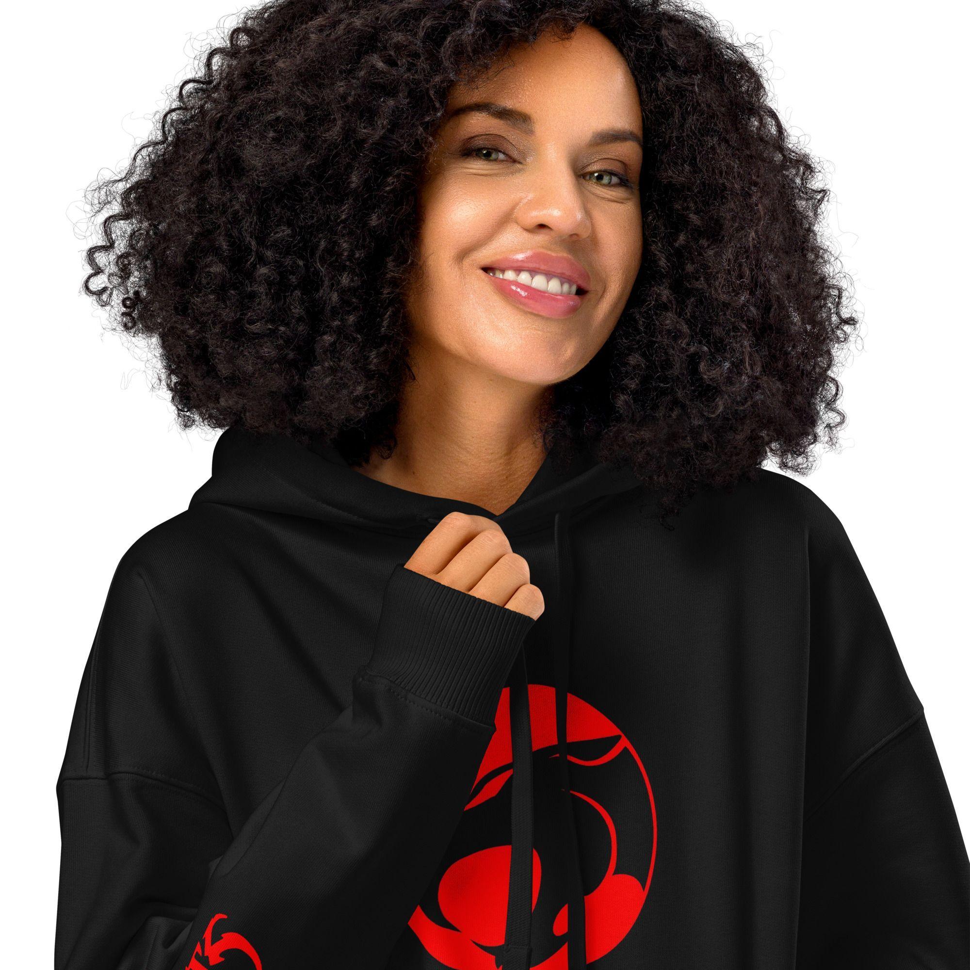 Poleron Thundercats Serie 80s Negro Algodon Capucha Canguro-6