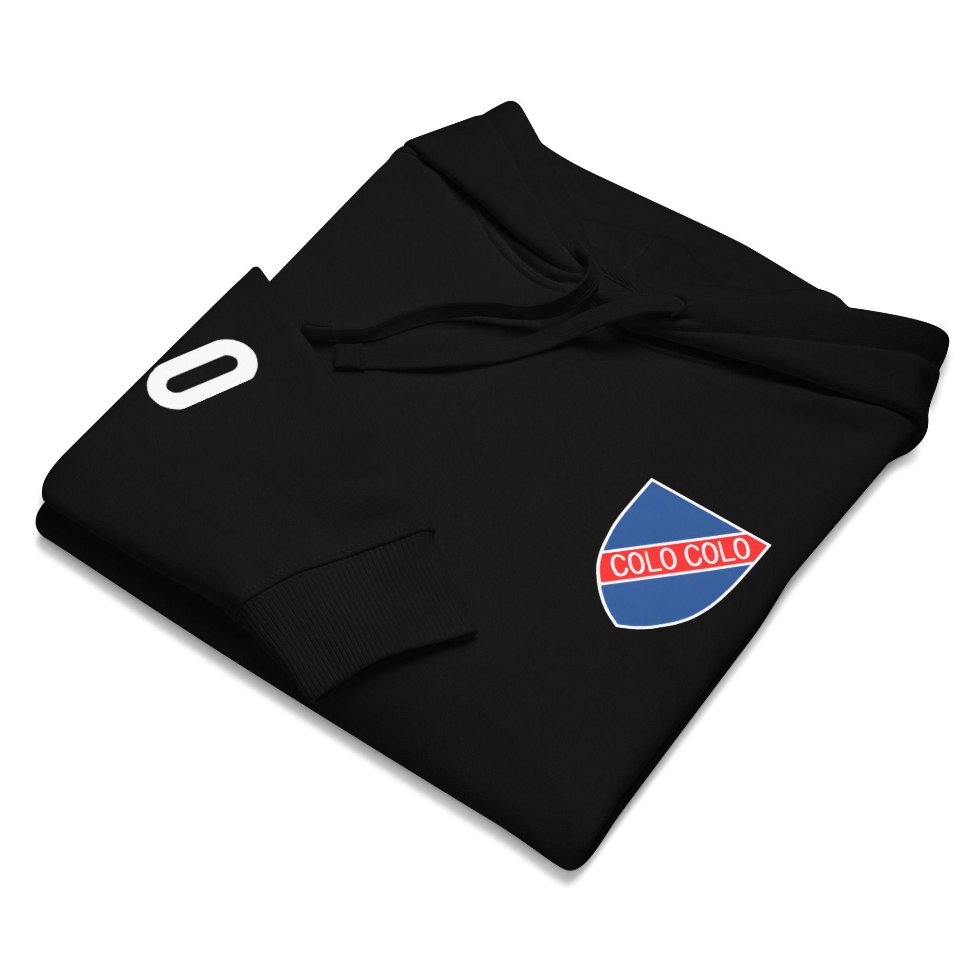 Polerón Hoodie Colo Colo Centenario Negro Unisex-3