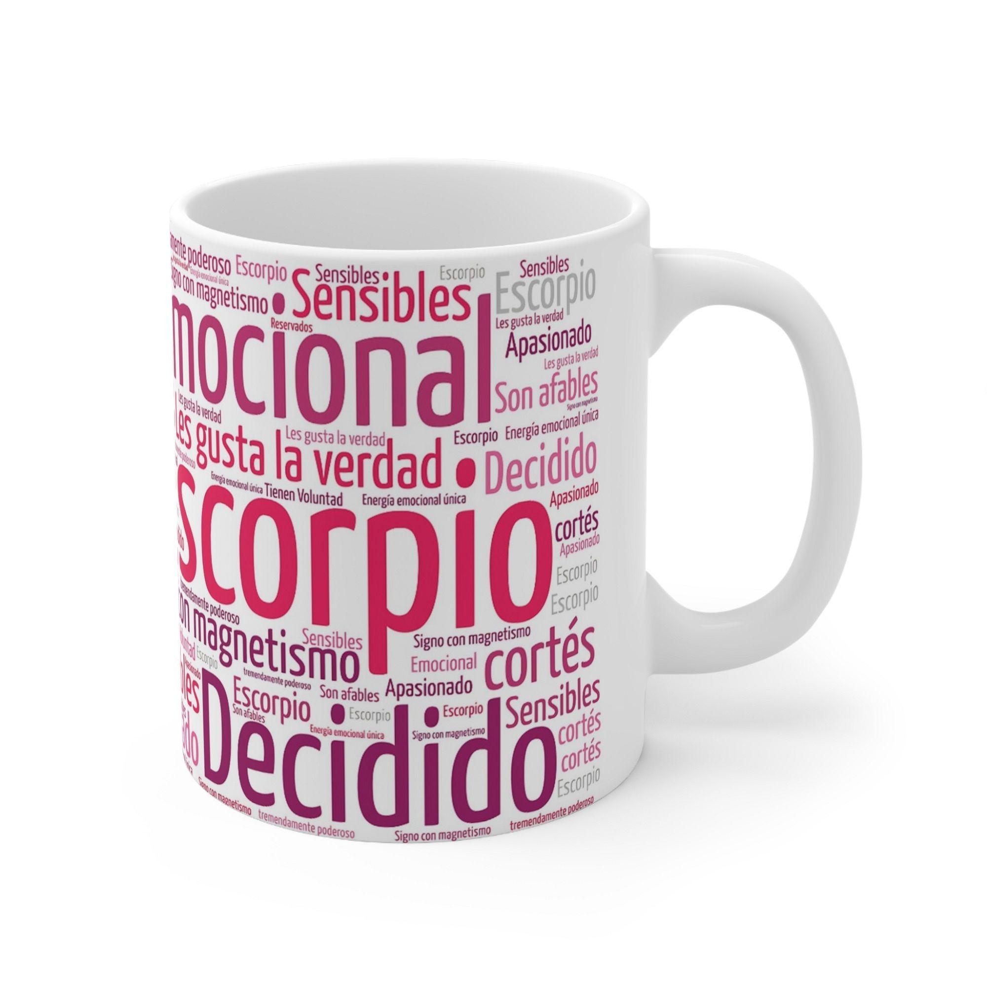 Taza Signo Zodiacal Escorpio Cerámica Horóscopo Astrología Regalo 325 ml-2