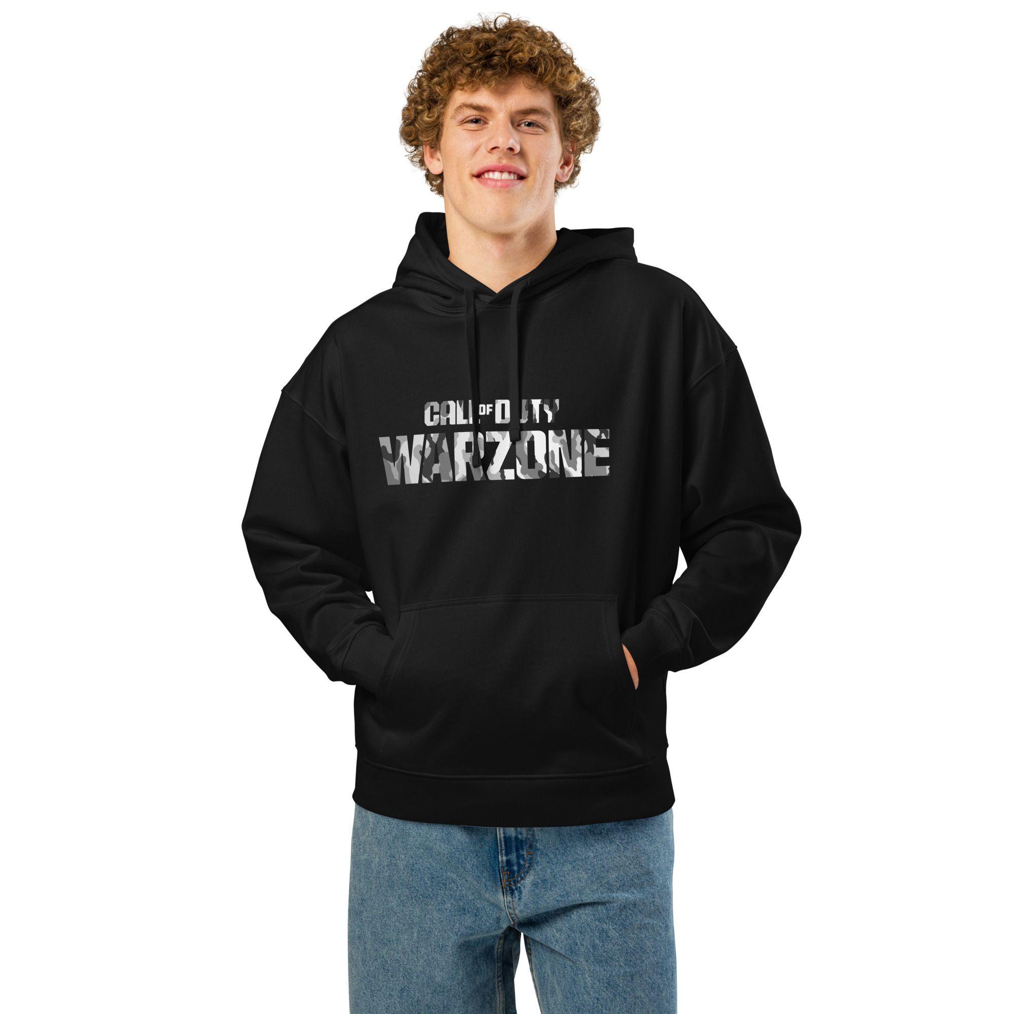 Polerón Hoodie Gamer Call of Duty Warzone Negro Con Capucha Unisex-5