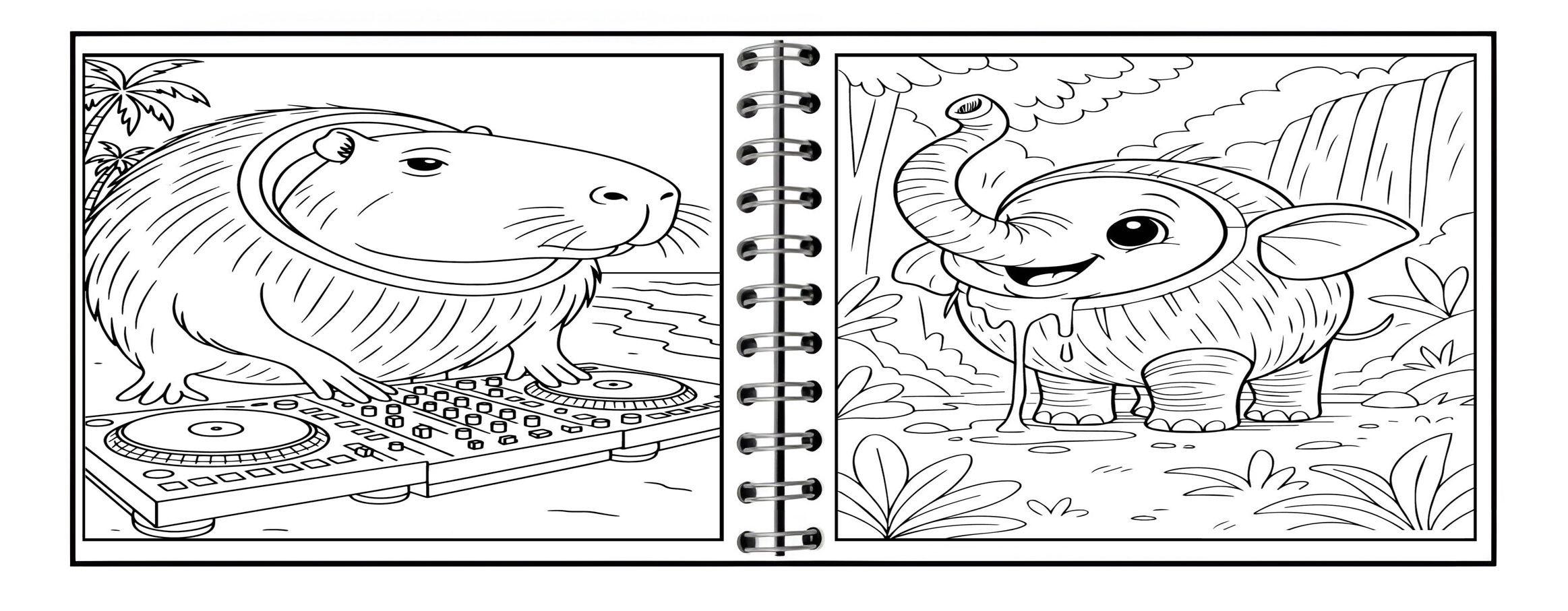 Libro Para Colorear Italian Brainrot Para Niños Anillado-4