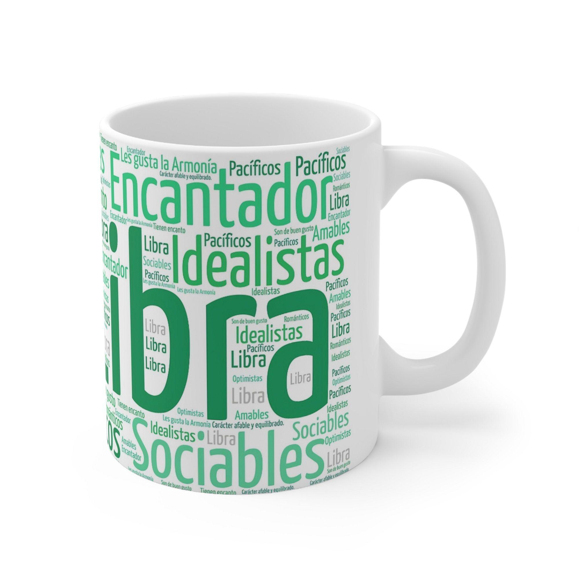 Taza Signo Zodiacal Libra Cerámica Horóscopo Astrología Regalo 325 ml-2