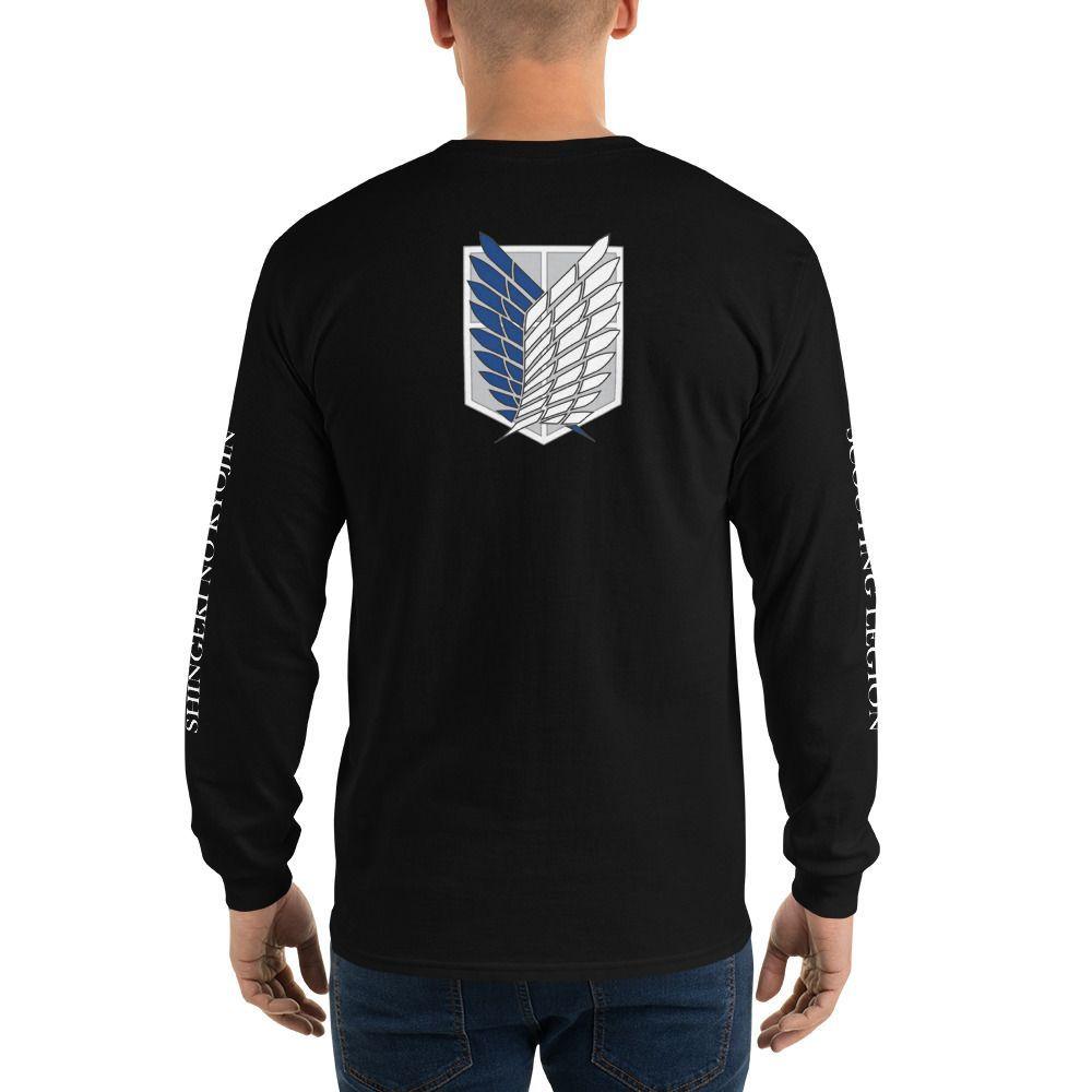Polera Manga Larga Attack On Titan Shingeki No Kyojin Scouting Legion Anime-3