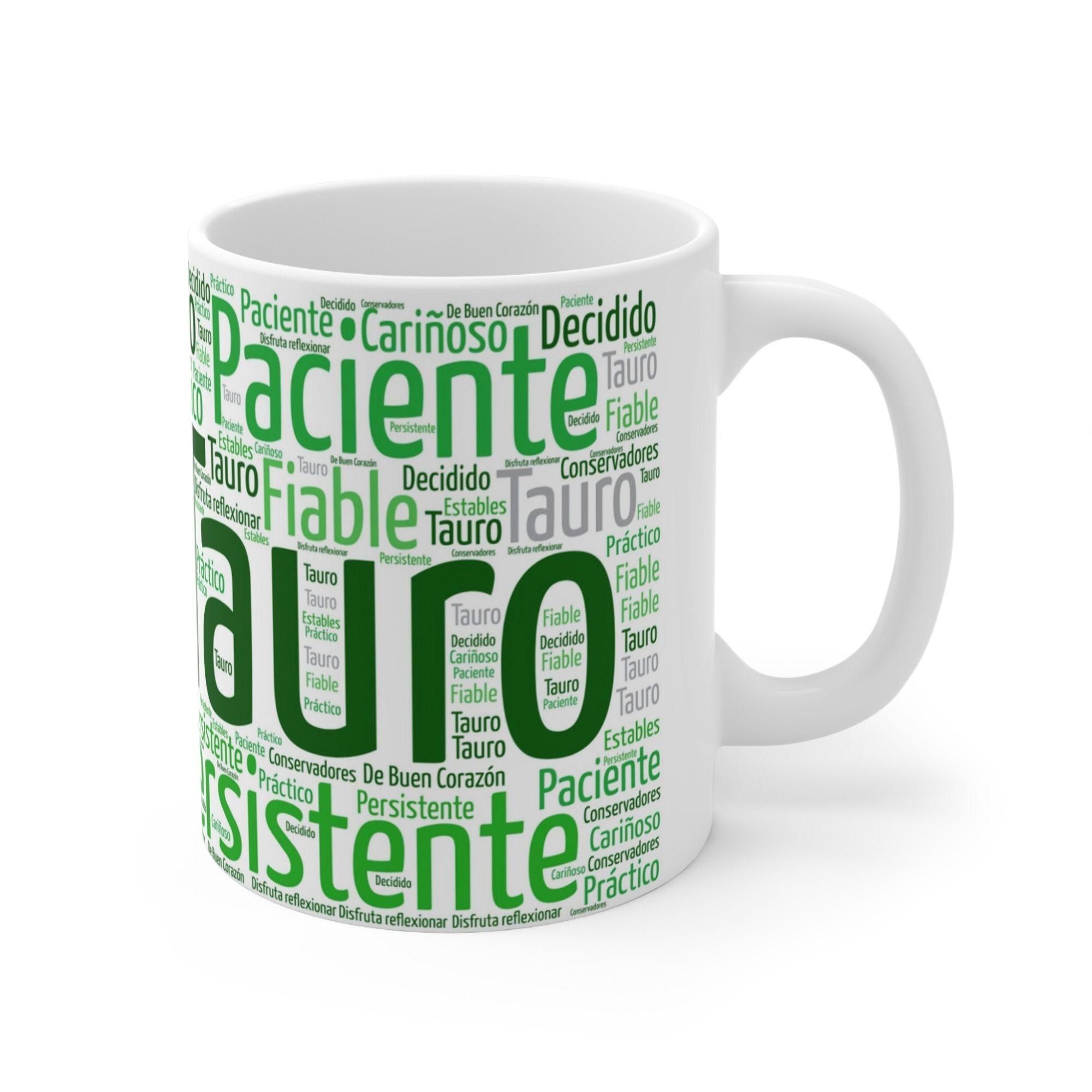 Taza Signo Zodiacal Tauro Cerámica Horóscopo Astrología Regalo 325 ml-2