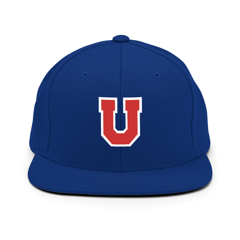 Gorro Jockey Snapback Universidad De Chile Azul Ajustable-0