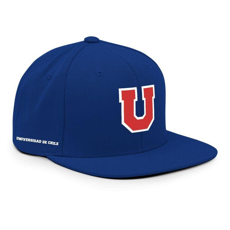 Gorro Jockey Snapback Universidad De Chile Azul Ajustable-1