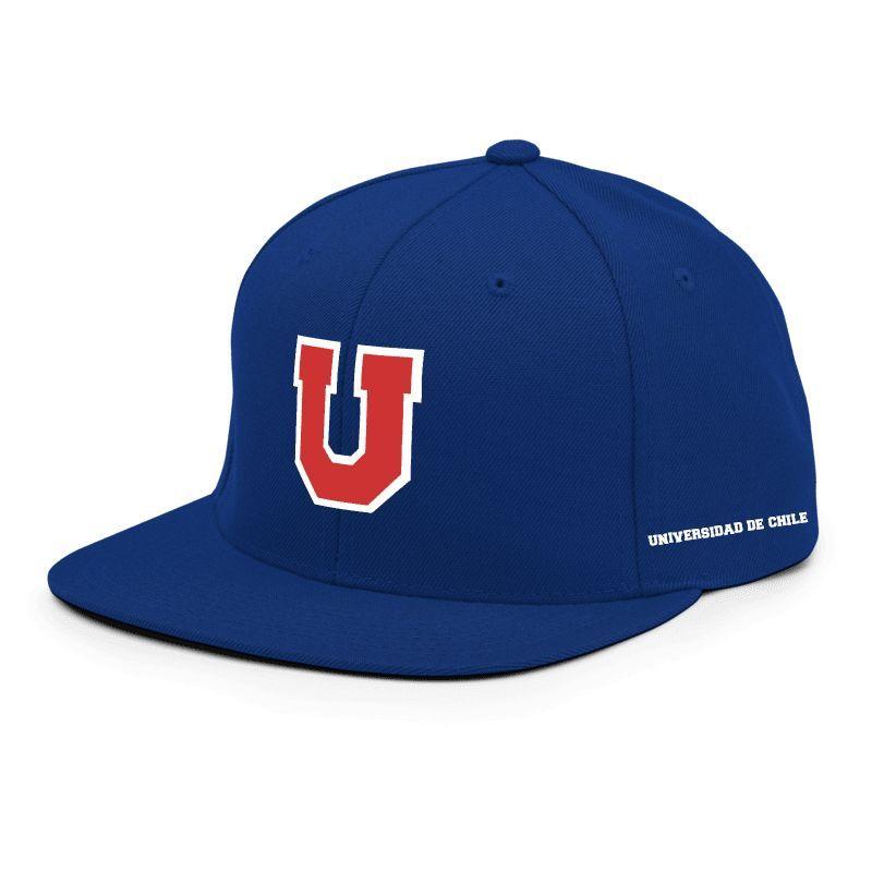 Gorro Jockey Snapback Universidad De Chile Azul Ajustable-2