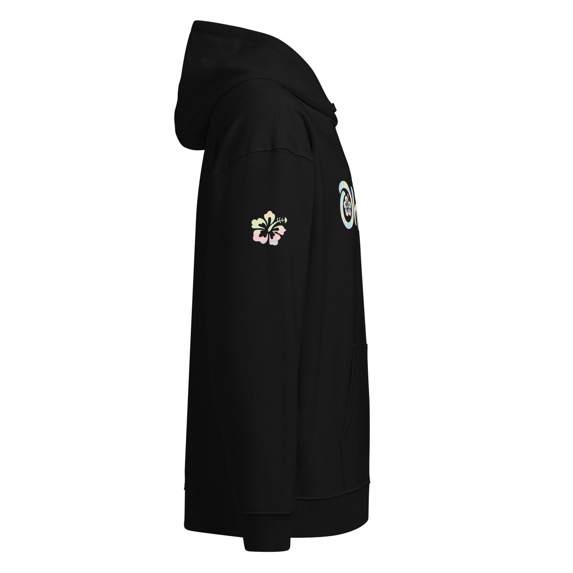 Polerón Con Capucha Negro Diseño Stitch Tornasol-1