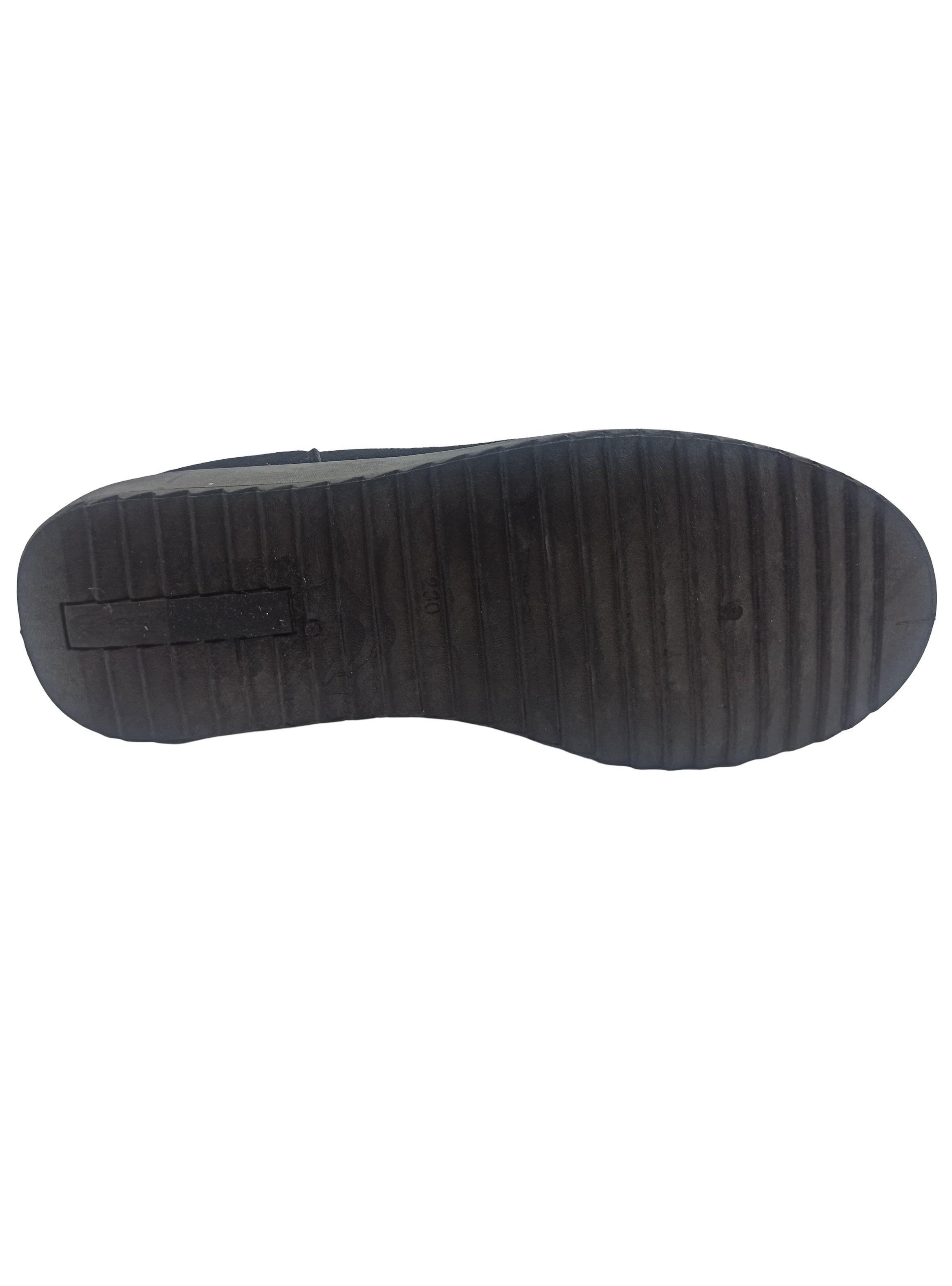 Botín Mujer Negro Impermeable-3
