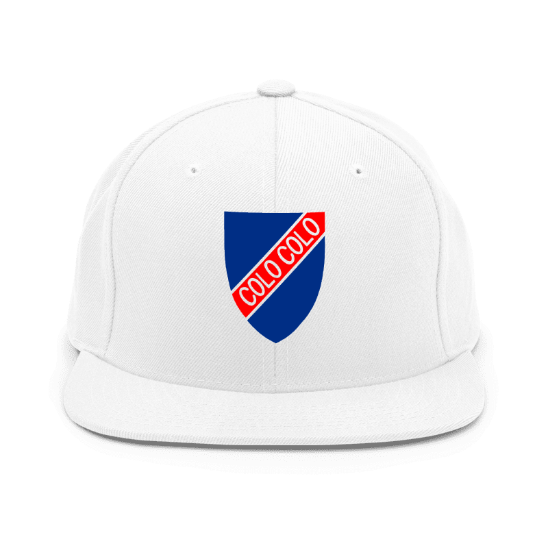 Gorro Jockey Snapback Colo Colo Centenario Blanco Ajustable-0