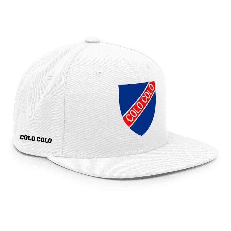 Gorro Jockey Snapback Colo Colo Centenario Blanco Ajustable-1