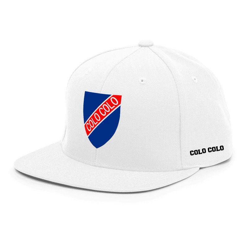 Gorro Jockey Snapback Colo Colo Centenario Blanco Ajustable-2
