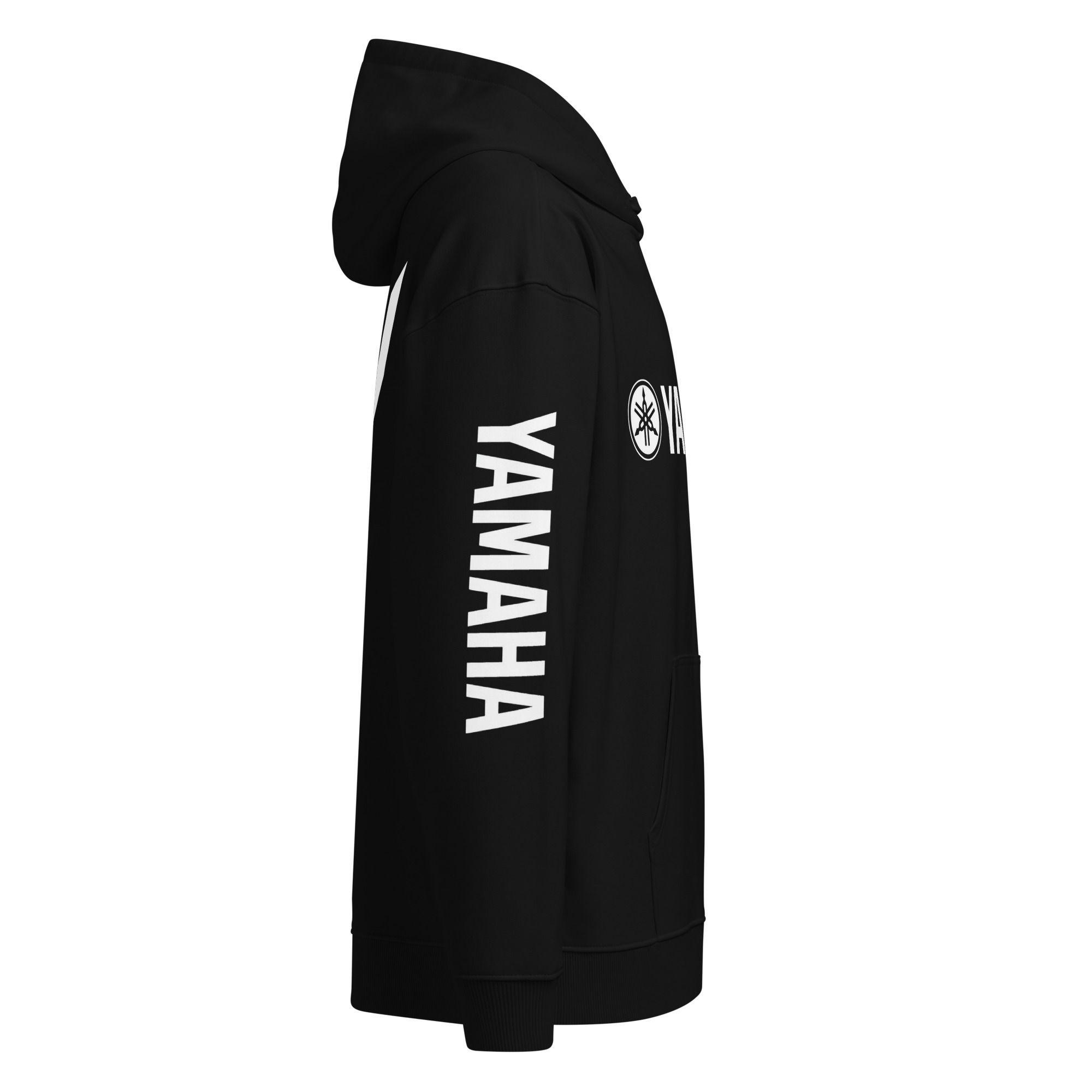 Polerón Yamaha Negro Estampado Unisex Anci Studio-1