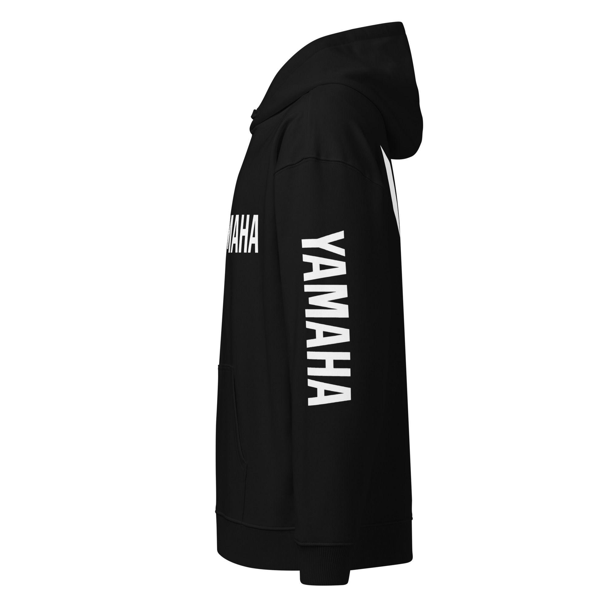 Polerón Yamaha Negro Estampado Unisex Anci Studio-2