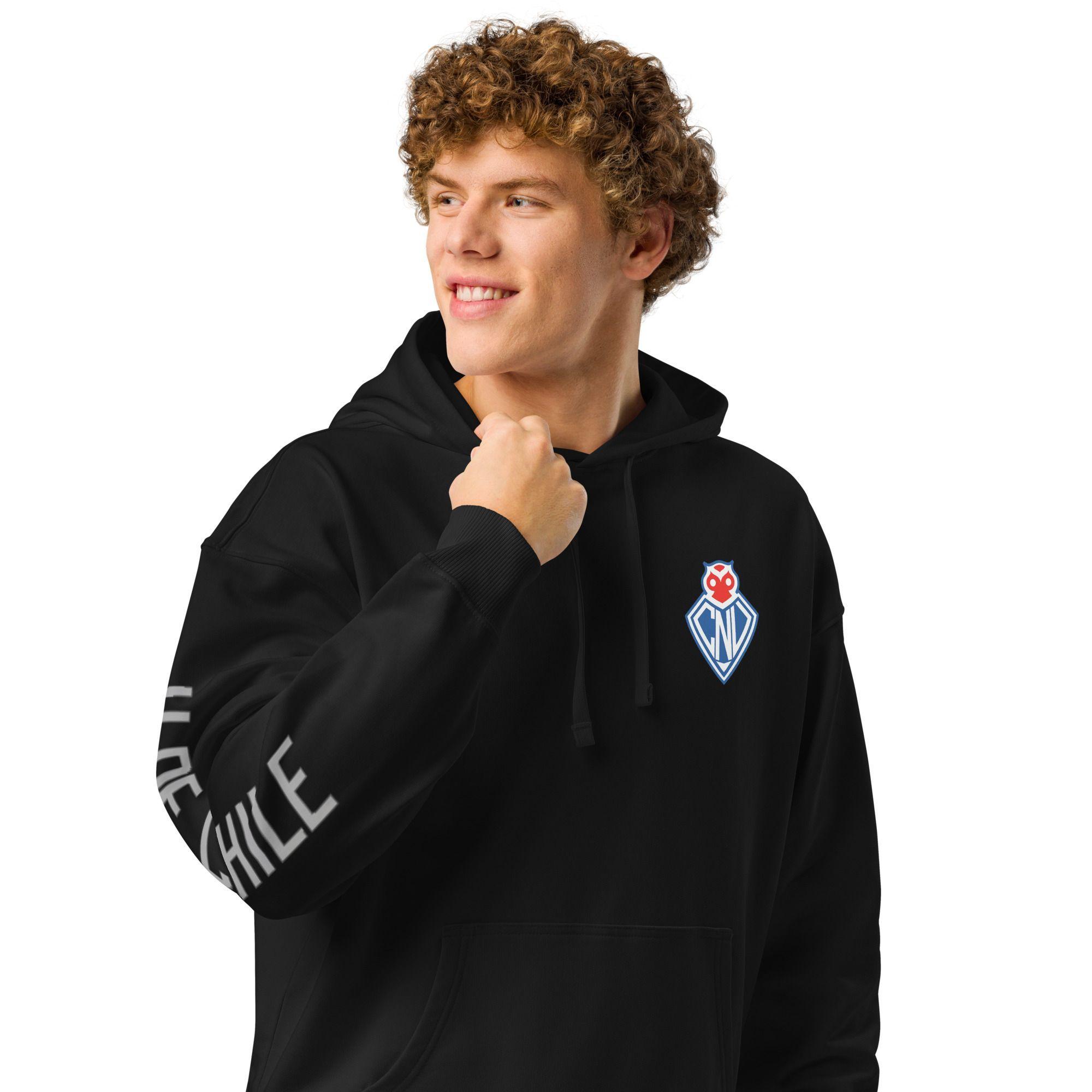 Polerón Universidad De Chile Negro Unisex-4