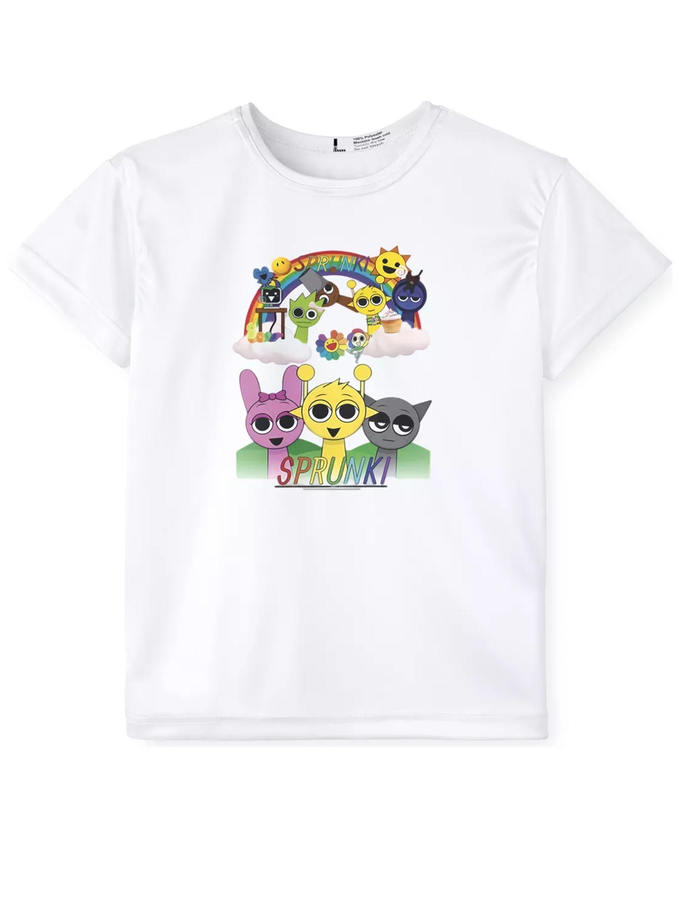 Polera Niños Manga Corta Sprunki Incredibox-0