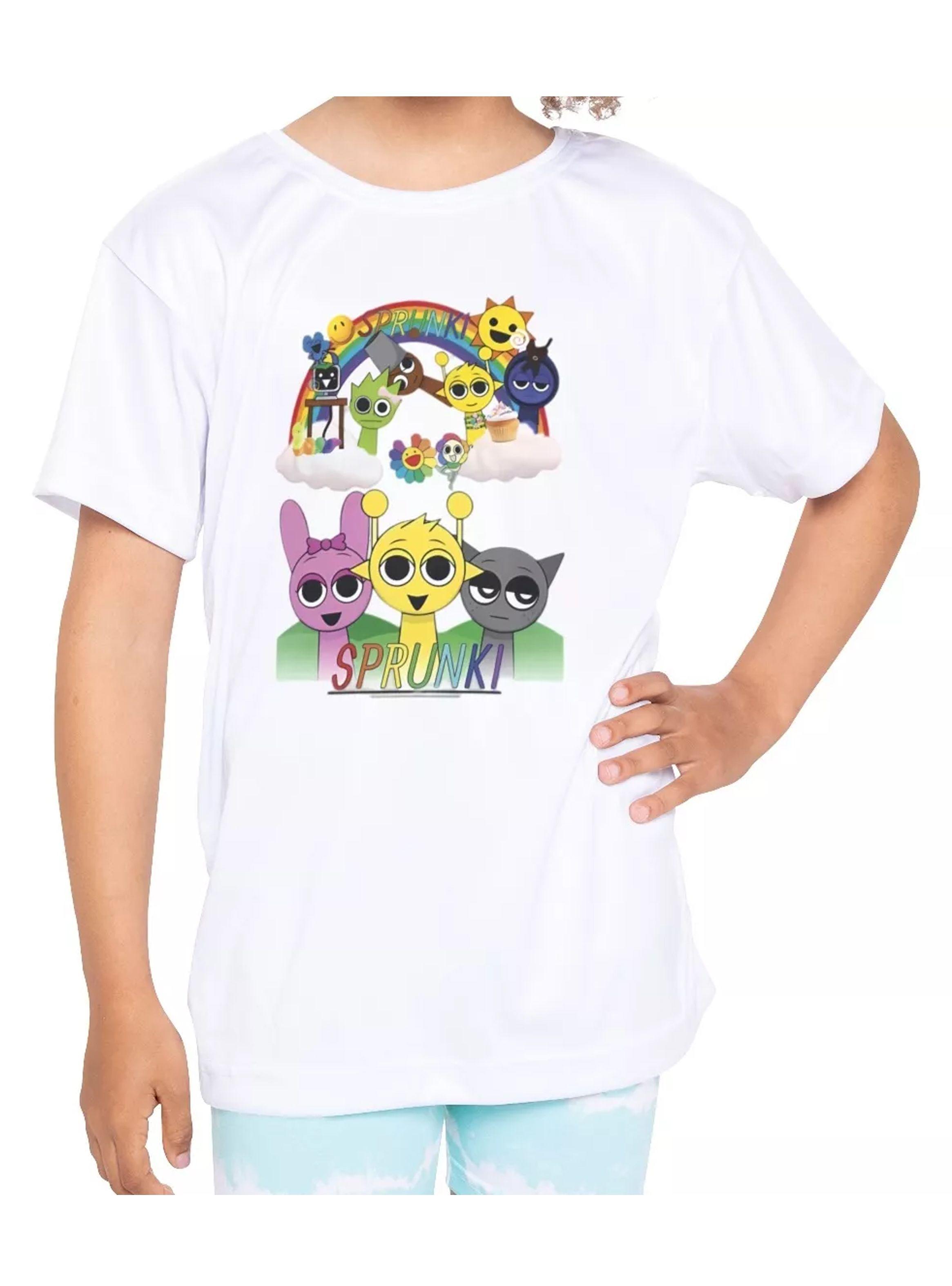 Polera Niños Manga Corta Sprunki Incredibox-2