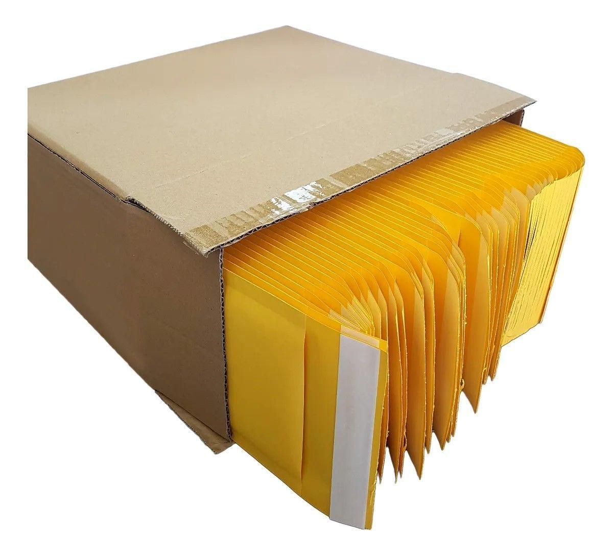 Pack 50 Sobres Acolchados Con Burbujas 9x13 Amarillo-6
