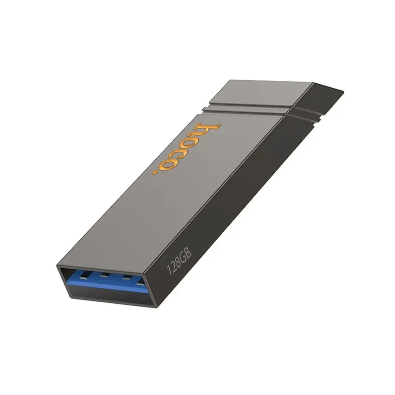 Pendrive Dual Tipo C Usb 3.2 Hoco Ud15 128 Gb Metal-3