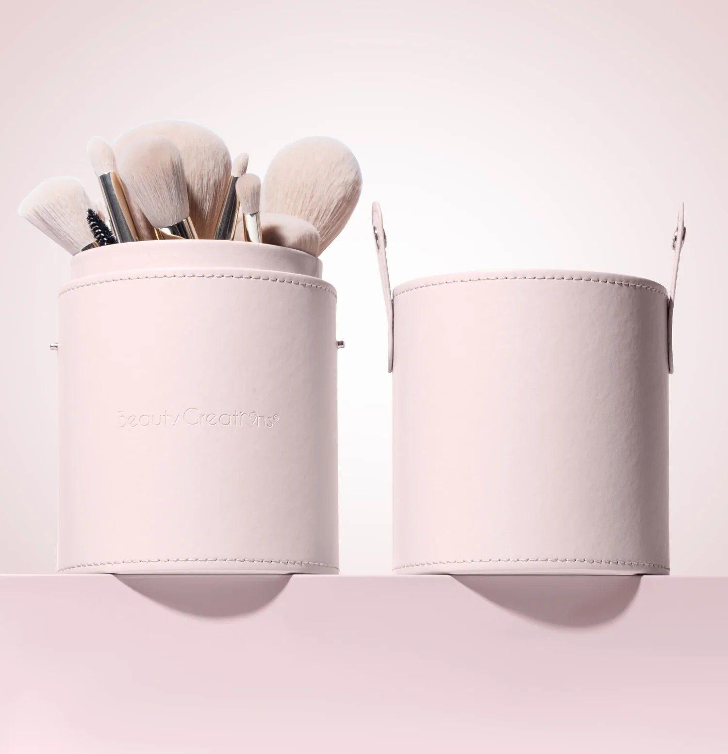 Brochas De Maquillaje Beauty Creations Beige Set 24 Pzs-2
