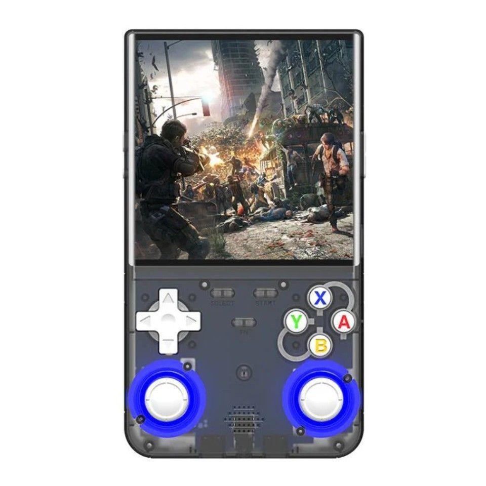 Consola portatil R36 ultra negro mas funda de regalo-2