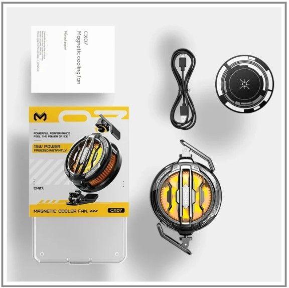 Ventilador Enfriador Cooler universal magnético para teléfono CX07-6