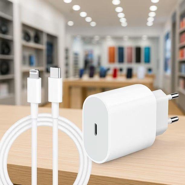 Cargador 25W mas Cable C - Lightning 1mt-3