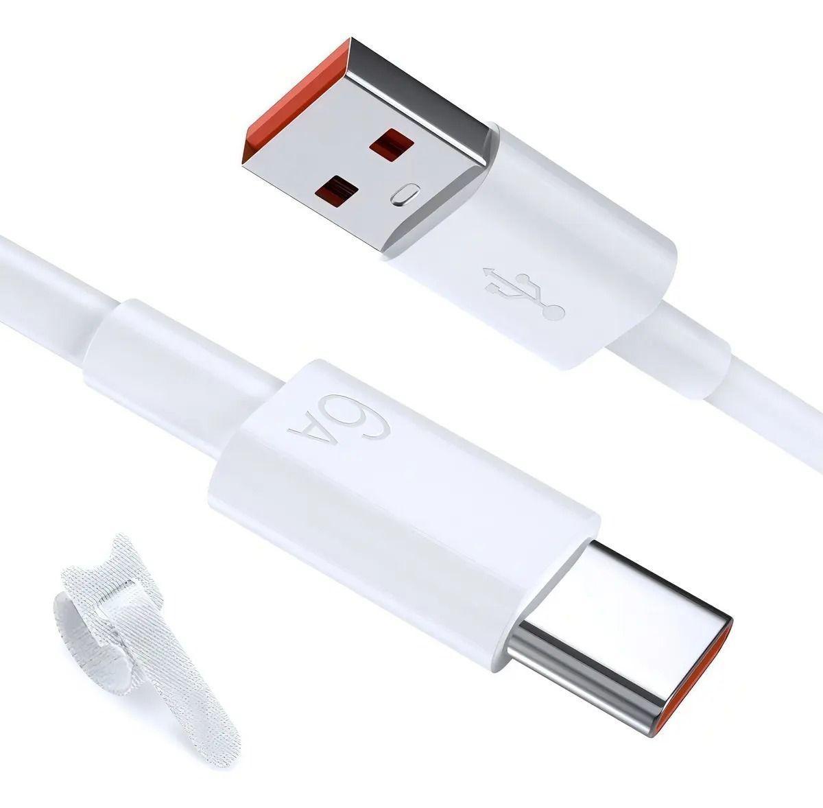 Cable De Datos Usb A C Color Blanco-0