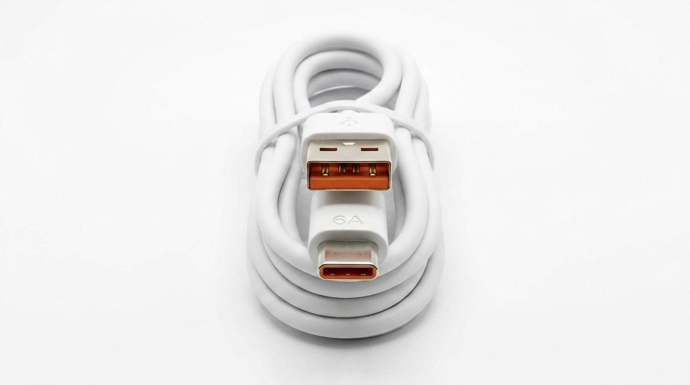 Cable De Datos Usb A C Color Blanco-1