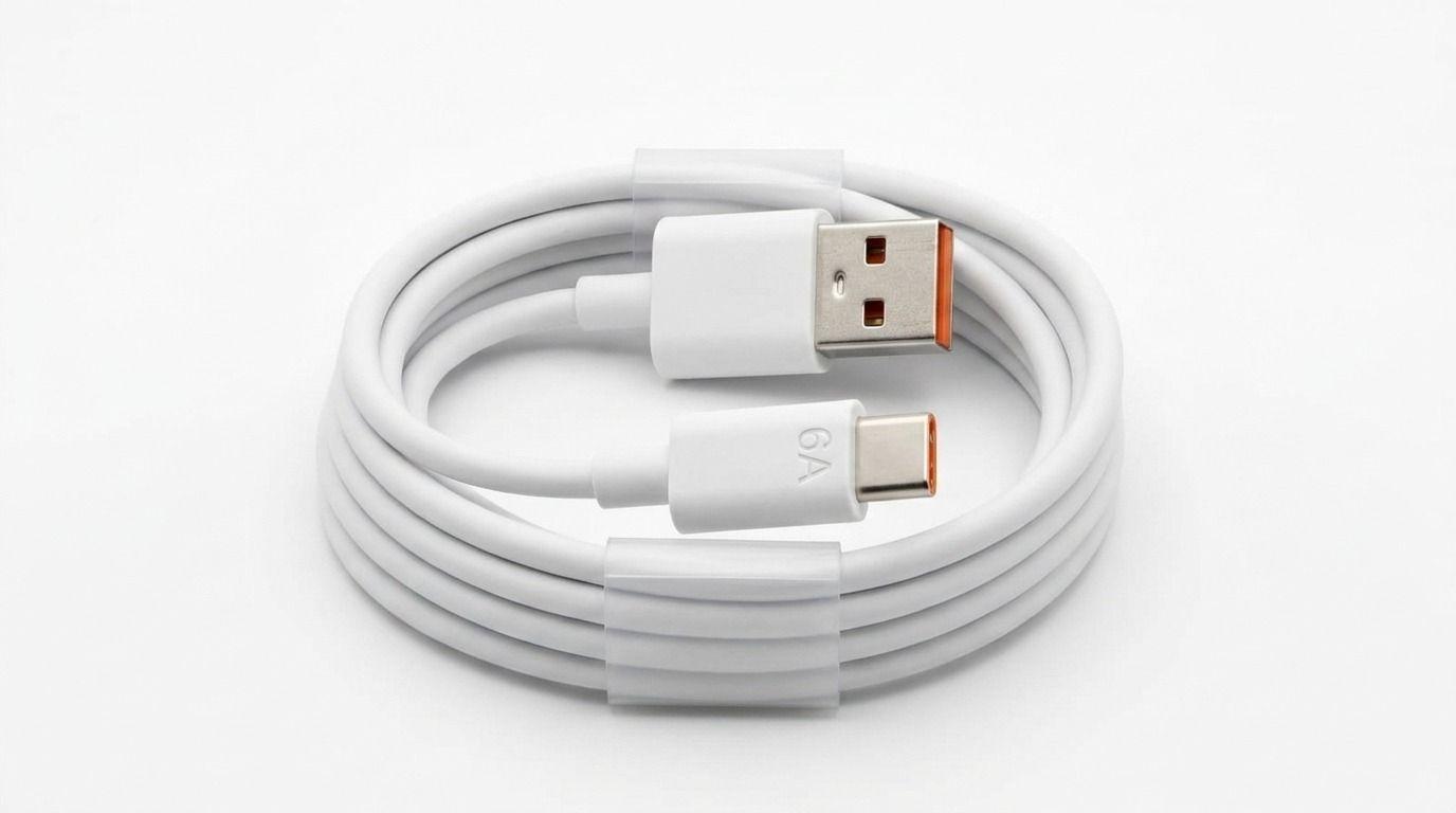 Cable De Datos Usb A C Color Blanco-5