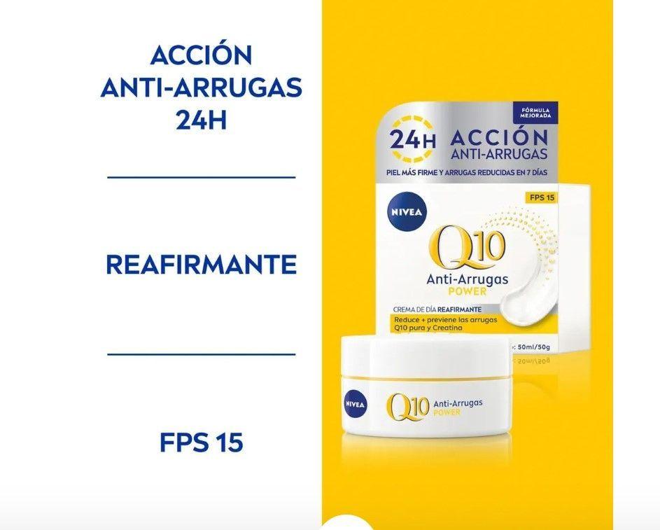 Crema Facial de Dia Q10 Antiarrugas Reafirmante Power 50ml Nivea-3