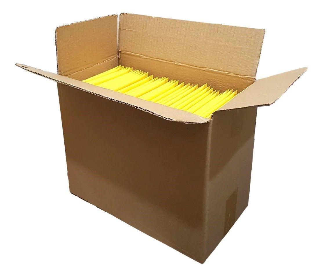 Pack 100 Sobres Acolchados Con Burbujas 9x13 Amarillo-7