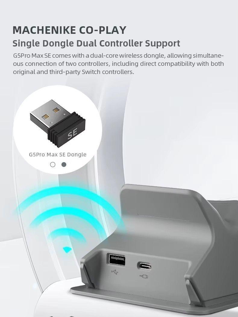 Control Joystick inalámbrico Machenike G5 Pro Max-2