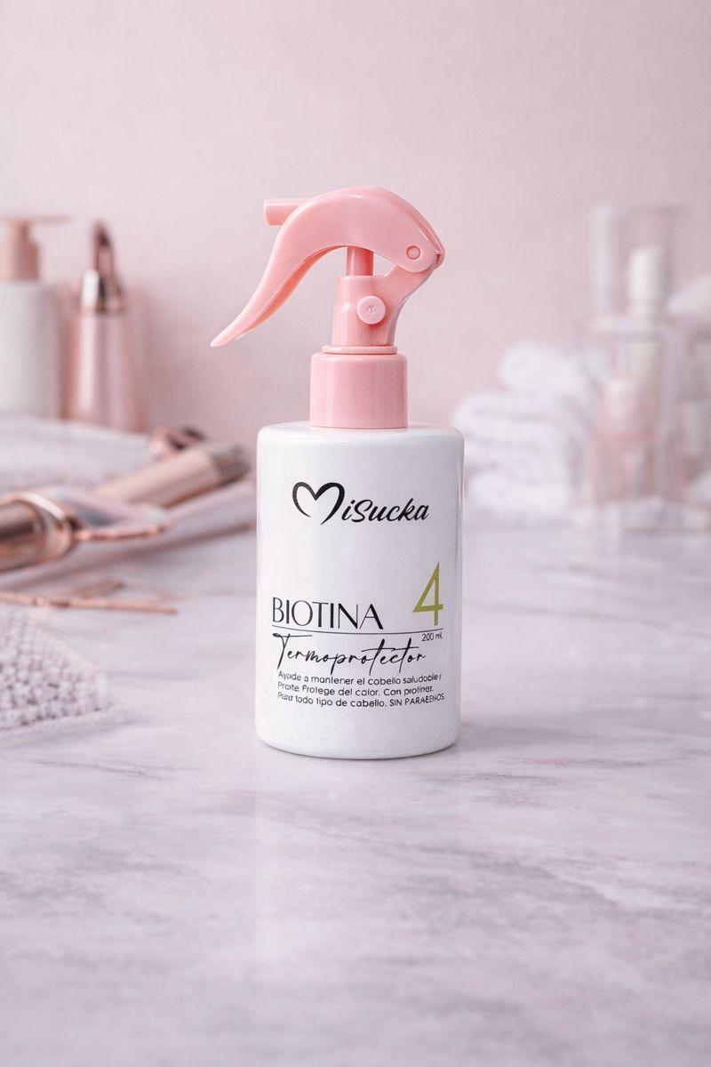 Protector Térmico Capilar Con Biotina De Misucka 200ml-3