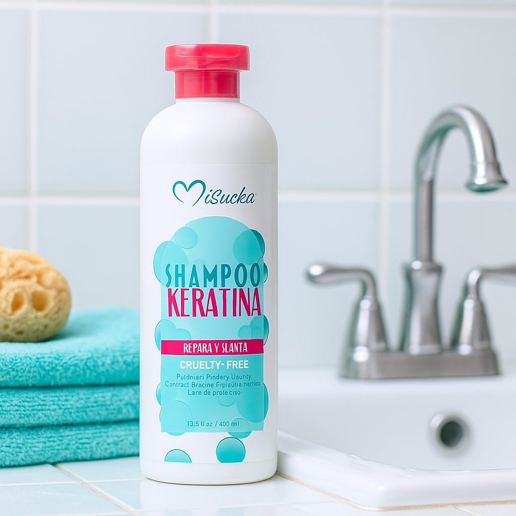 Shampoo Misucka Keratina 400ml Crueltyfree Libre De Parabeno-3