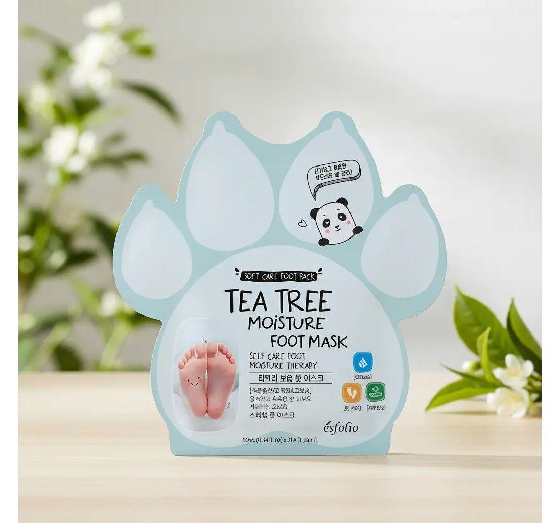 Mascarilla Coreana Hidratante Para Pies Secos Arbol De Te-3