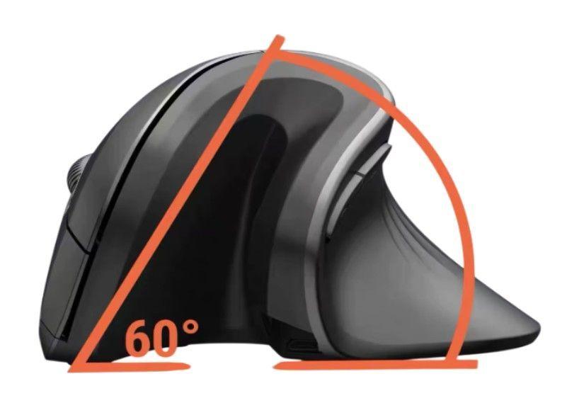 Mouse inalámbrico Vertical Warvank U2-4