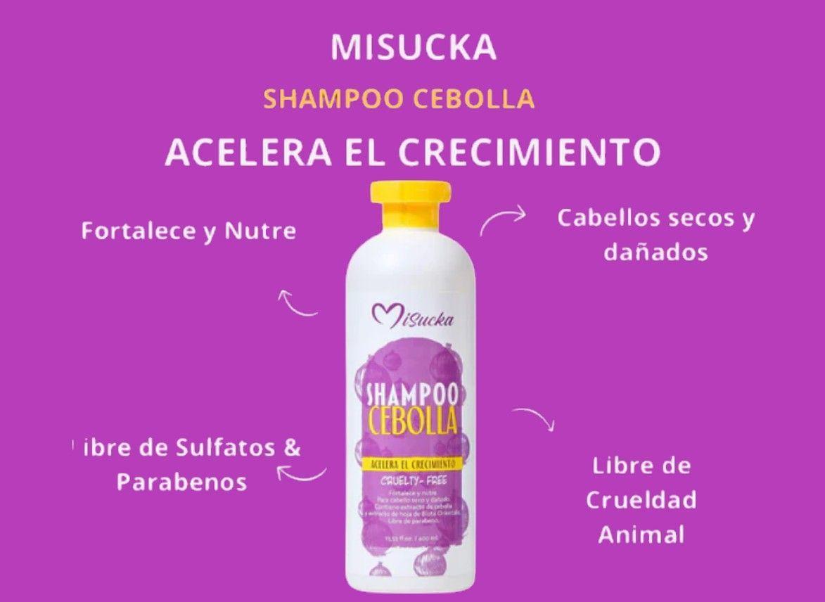 Shampoo de Cebolla Jengibre y Romero Misucka 400ml-3