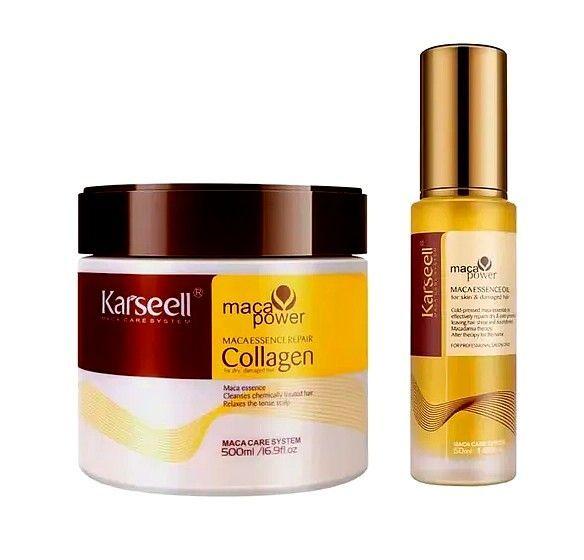 Tratamiento Capilar Mascarilla 500 Ml + Aceite Karseell -2