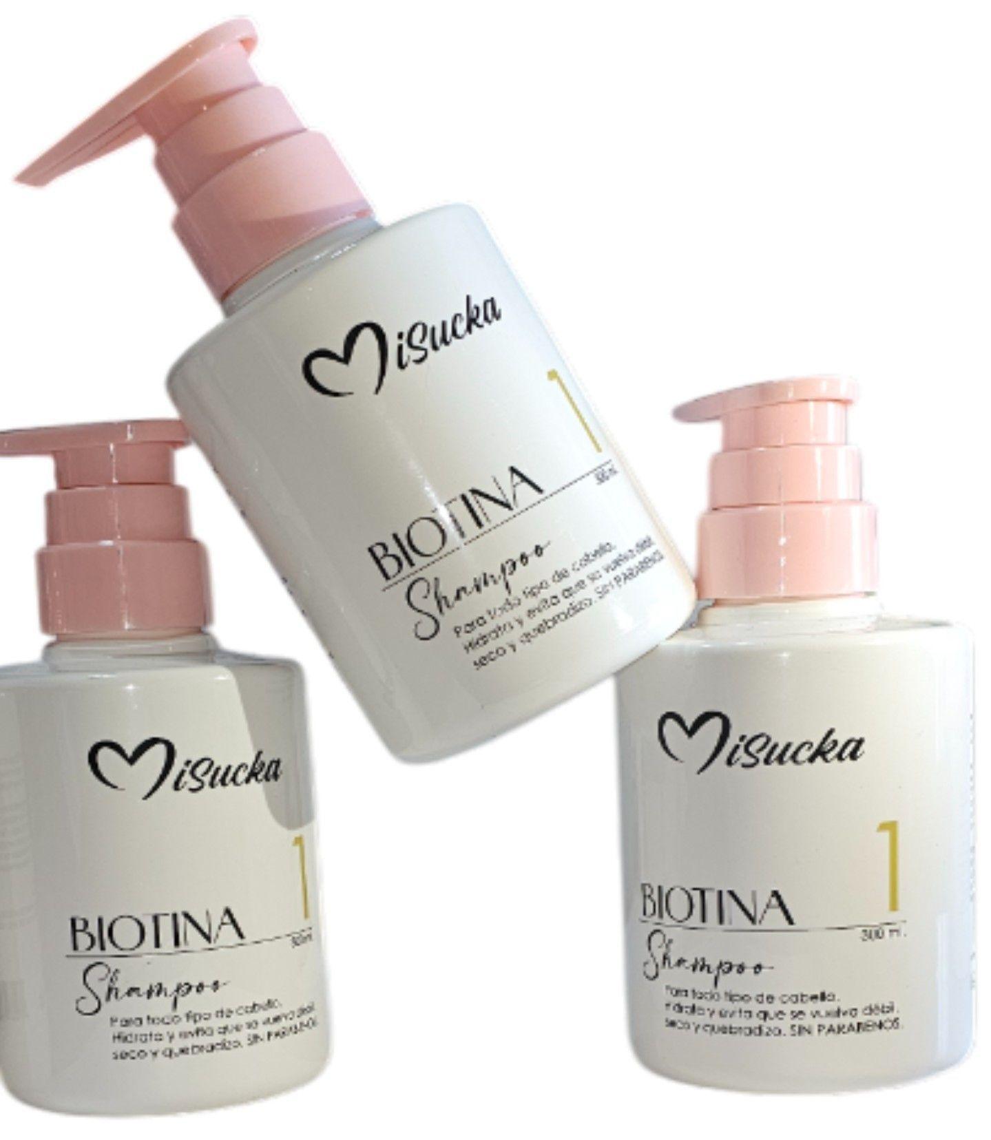 Pack 3 Shampoo Con Biotina Misucka-0
