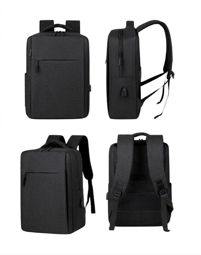 Mochila Notebook Impermeable Para Portatil Con Salida Usb-3
