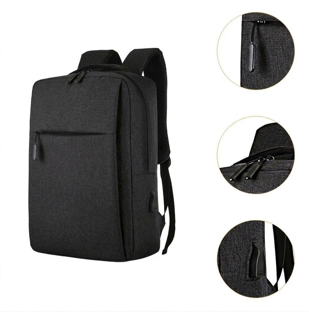 Mochila Notebook Impermeable Para Portatil Con Salida Usb-6