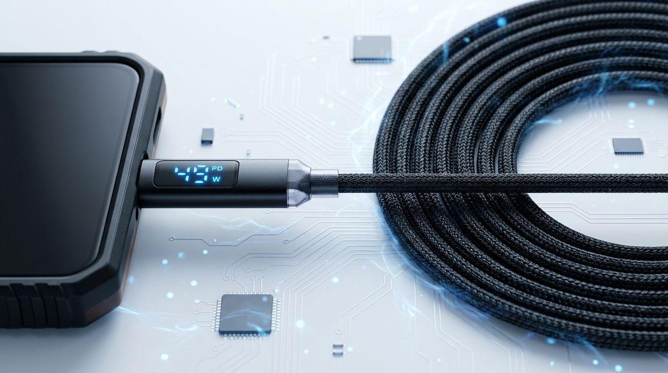 Cable De Datos Usb A C Tipo Resorte-3