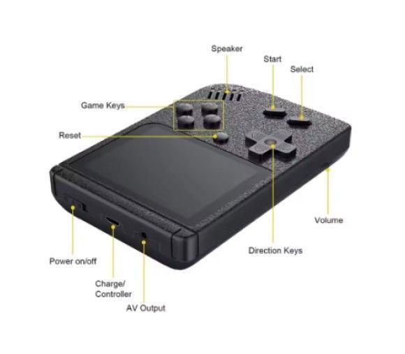 Mini Consola de Videojuegos Portátil GC26 de 400 Juegos-3