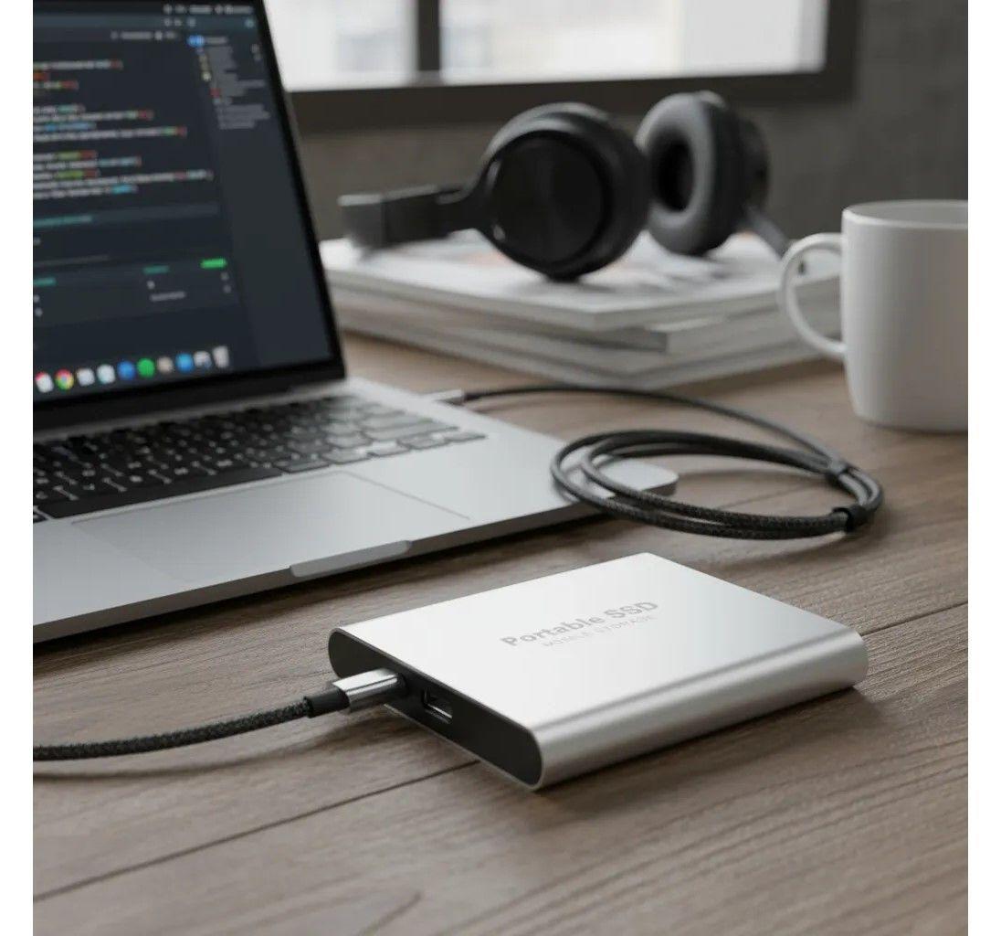 Memoria Externa 4tb Disco Duro Externo USB Tipo C  -1