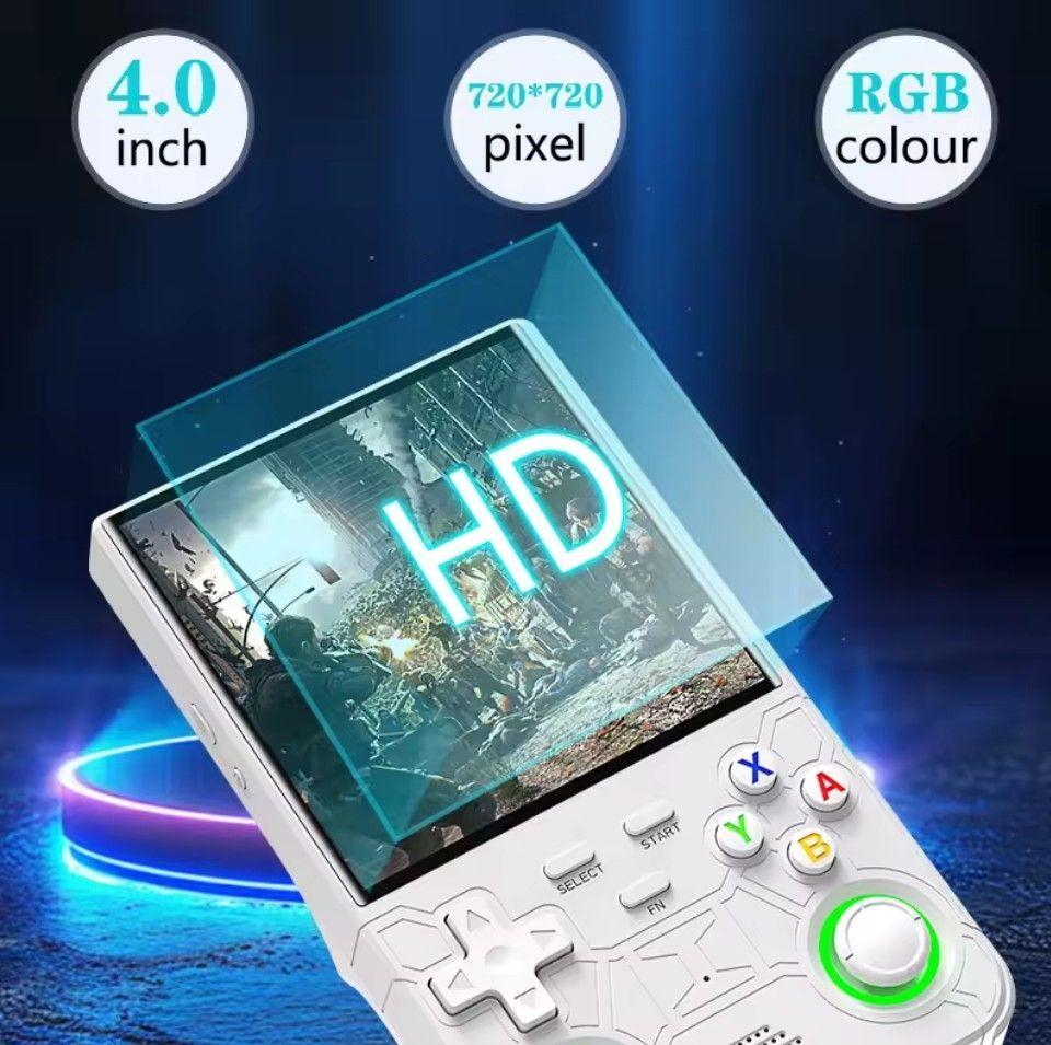 Consola portátil r36 ultra color blanco más funda de regalo-3