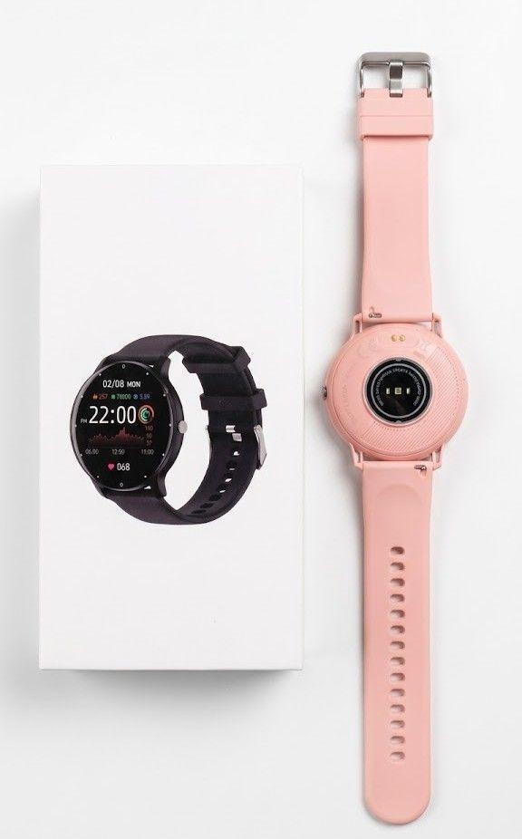 Reloj Inteligente Para Mujer SmartWatch ZL02 Rosado IP67-5