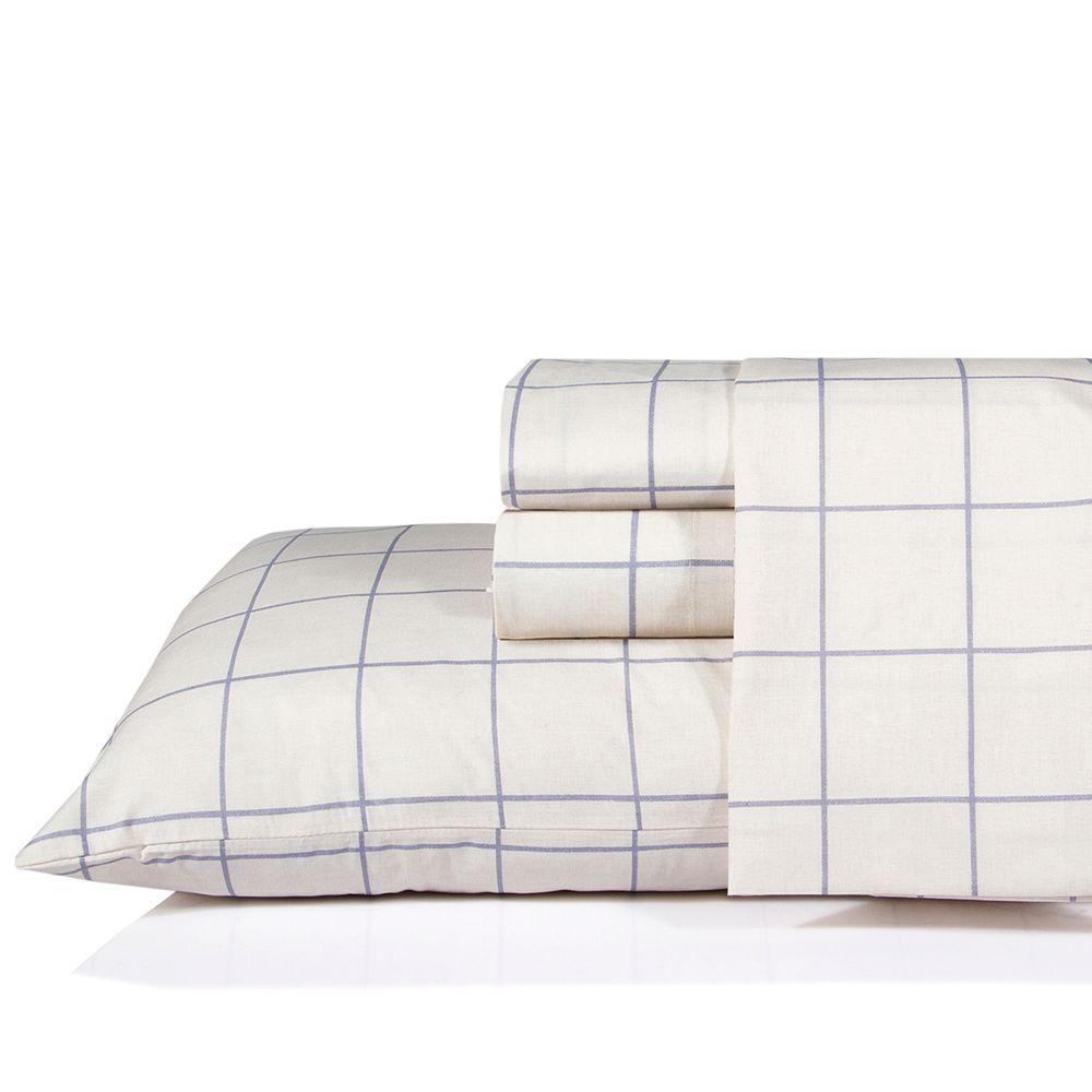 Sabanas Microfibra Estampada  2pl  - Nautica Home -Blanco-5