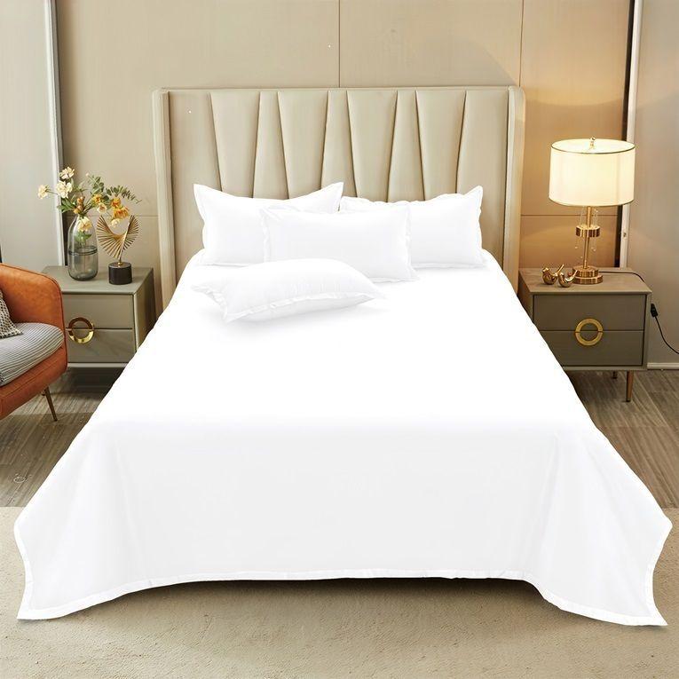 Juego de Sabanas 2PL lisas Microfibra 95gsm Nautica Home Blanco-2