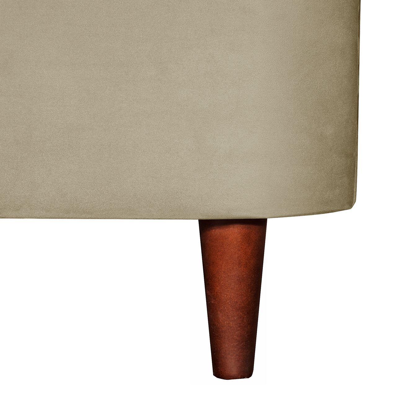 SOFA 2C OSLO FELPA BEIGE 160X80X70-2